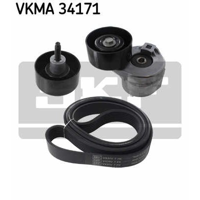 Слика на Комплет линиски ремен и затегачи SKF VKMA 34171