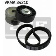 Слика 1 на Комплет линиски ремен и затегачи SKF VKMA 34210