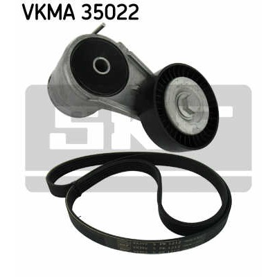 Слика на Комплет линиски ремен и затегачи SKF VKMA 35022 за Opel Astra H Hatchback 1.8 - 125 коњи бензин