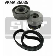 Слика 1 $на Комплет линиски ремен и затегачи SKF VKMA 35035