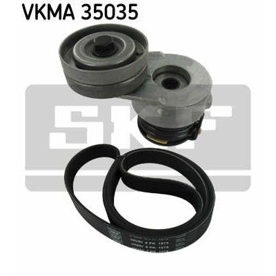 Слика на Комплет линиски ремен и затегачи SKF VKMA 35035 за Opel Corsa C Box 1.7 CDTi - 101 коњи дизел