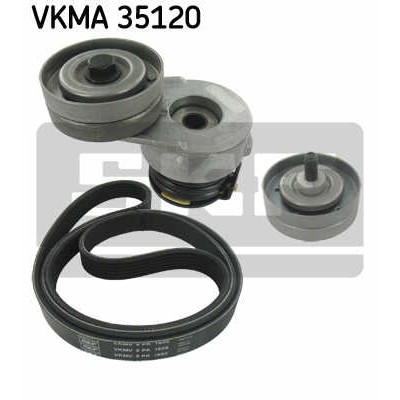 Слика на Комплет линиски ремен и затегачи SKF VKMA 35120