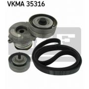 Слика 1 $на Комплет линиски ремен и затегачи SKF VKMA 35316