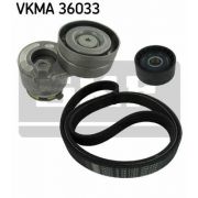 Слика 1 на Комплет линиски ремен и затегачи SKF VKMA 36033