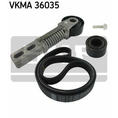 Слика на Комплет линиски ремен и затегачи SKF VKMA 36035 за Renault Megane 1 (BA0-1) 1.9 dTi (BA1U) - 80 коњи дизел