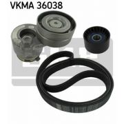 Слика 1 на Комплет линиски ремен и затегачи SKF VKMA 36038