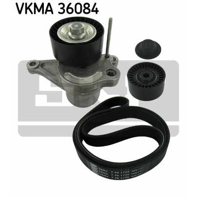 Слика на Комплет линиски ремен и затегачи SKF VKMA 36084 за Renault Laguna Coupe (DT0-1) 2.0 dCi (DT01, DT09, DT12, DT1D) - 150 коњи дизел