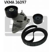 Слика 1 на Комплет линиски ремен и затегачи SKF VKMA 36097