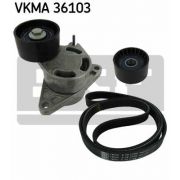 Слика 1 на Комплет линиски ремен и затегачи SKF VKMA 36103