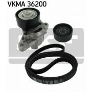 Слика 1 на Комплет линиски ремен и затегачи SKF VKMA 36200