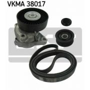 Слика 1 на Комплет линиски ремен и затегачи SKF VKMA 38017