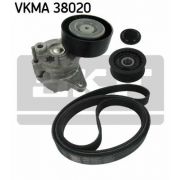 Слика 1 на Комплет линиски ремен и затегачи SKF VKMA 38020