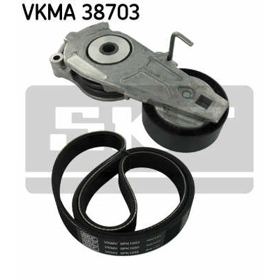 Слика на Комплет линиски ремен и затегачи SKF VKMA 38703 за Mini Convertible (R52) One - 90 коњи бензин