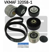 Слика 1 на Комплет линиски ремен и затегачи SKF VKMAF 32058-1