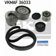 Слика 1 на Комплет линиски ремен и затегачи SKF VKMAF 36033