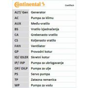 Слика 9 $на Комплет линиски ремен CONTINENTAL 6DPK1195D2