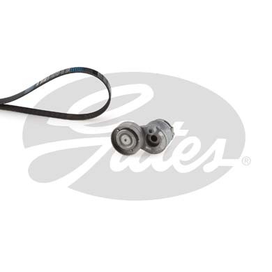 Слика на комплет линиски ремен GATES Micro-V® Kit K015PK1123 за Volvo V40 Estate (VW) 1.9 DI - 115 коњи дизел