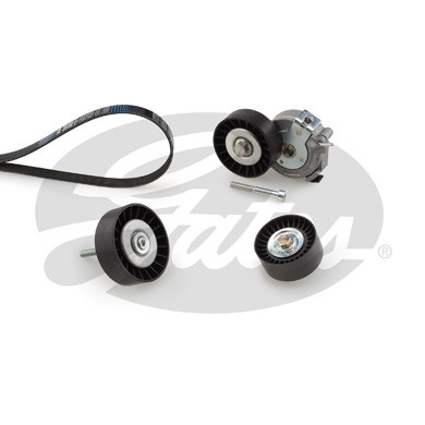 Слика на комплет линиски ремен GATES Micro-V® Kit K046PK1990 за Alfa Romeo 166 Sedan 2.5 V6 24V (936A21__) - 188 коњи бензин