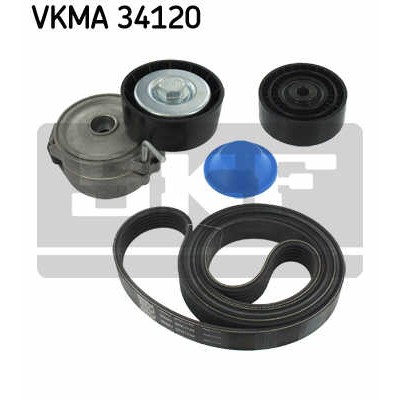 Слика на комплет линиски ремен SKF VKMA 34120 за Ford Mondeo 4 Turnier 2.2 TDCi - 175 коњи дизел