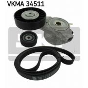 Слика 1 на комплет линиски ремен SKF VKMA 34511