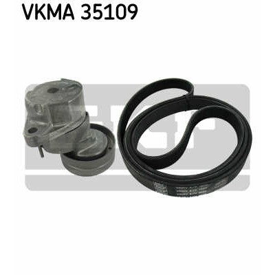 Слика на комплет линиски ремен SKF VKMA 35109 за Opel Calibra A 2.0 i 16V 4x4 - 150 коњи бензин