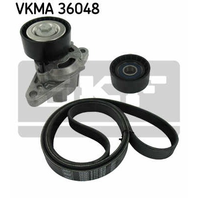 Слика на комплет линиски ремен SKF VKMA 36048 за Renault Laguna 2 Sport Tourer (KG0-1) 1.6 16V - 112 коњи бензин