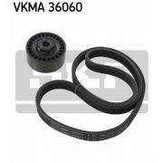 Слика 1 на комплет линиски ремен SKF VKMA 36060