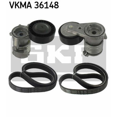 Слика на комплет линиски ремен SKF VKMA 36148 за Volvo S40 Sedan (MS) 2.4 - 170 коњи бензин