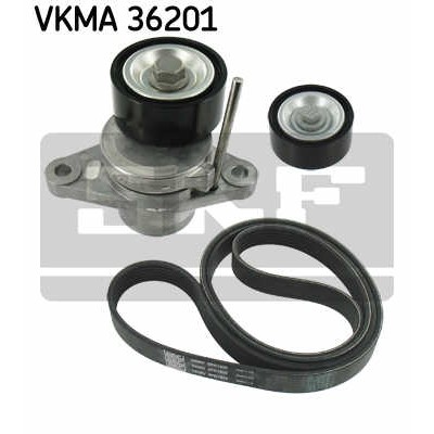 Слика на комплет линиски ремен SKF VKMA 36201 за Nissan Aprio 1.6 - 103 коњи бензин