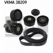 Слика 1 на комплет линиски ремен SKF VKMA 38209