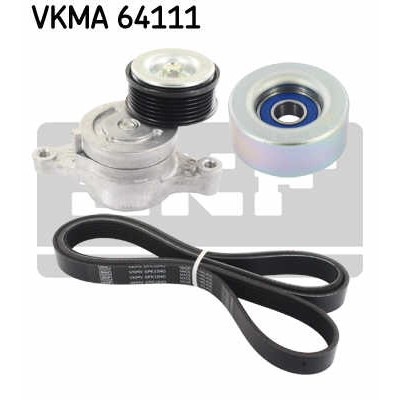 Слика на комплет линиски ремен SKF VKMA 64111 за Mazda 2 Hatchback (DE) 1.5 - 103 коњи бензин