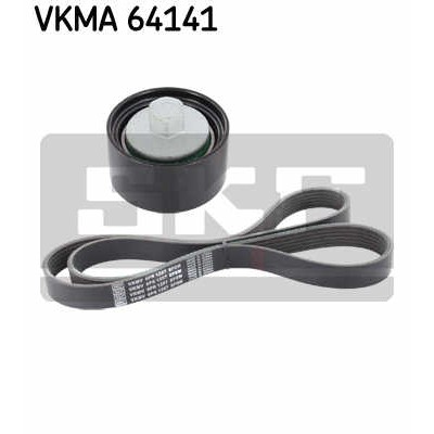 Слика на комплет линиски ремен SKF VKMA 64141 за Kia Picanto hatchback (TA) 1.0 LPG - 67 коњи Бензин/Автогаз (LPG)