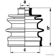 Слика 1 на Комплет манжетна за зглоб на тркало HERTH+BUSS JAKOPARTS J2863003