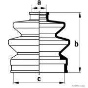 Слика 1 на Комплет манжетна за зглоб на тркало HERTH+BUSS JAKOPARTS J2864004