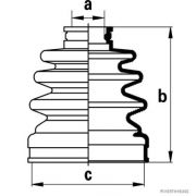 Слика 1 на Комплет манжетна за зглоб на тркало HERTH+BUSS JAKOPARTS J2880301