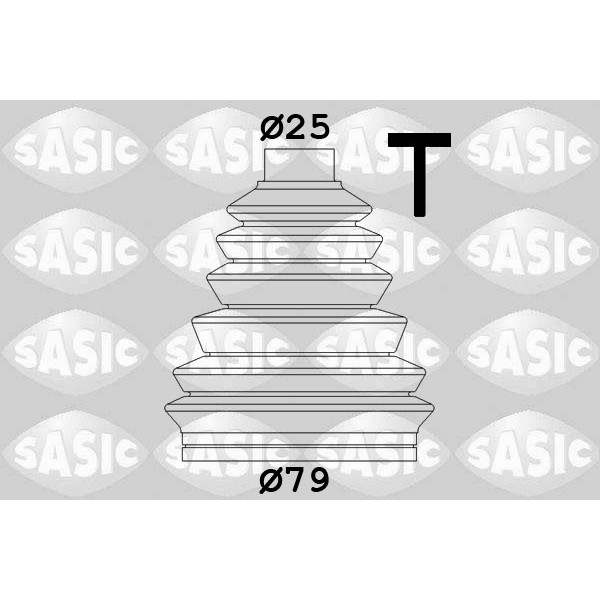 Слика на Комплет манжетна за зглоб на тркало SASIC 1904049 за Renault Laguna 2 Sport Tourer (KG0-1) 1.8 16V (KG0J) - 116 коњи бензин