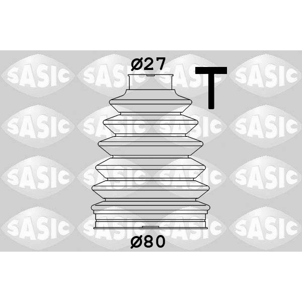 Слика на Комплет манжетна за зглоб на тркало SASIC 1904050 за Renault Megane 2 Saloon 1.9 dCi (LM14, LM1D) - 110 коњи дизел