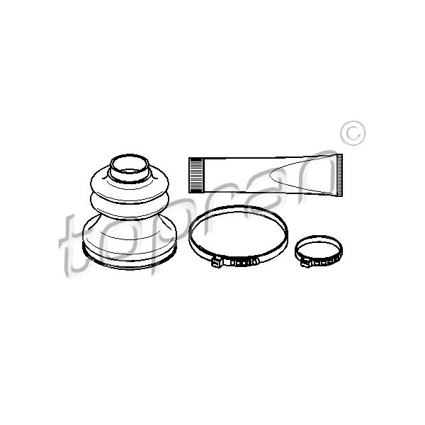 Слика на Комплет манжетна за зглоб на тркало TOPRAN 721 151 за Peugeot Boxer Platform (ZCT) 2.5 D - 86 коњи дизел