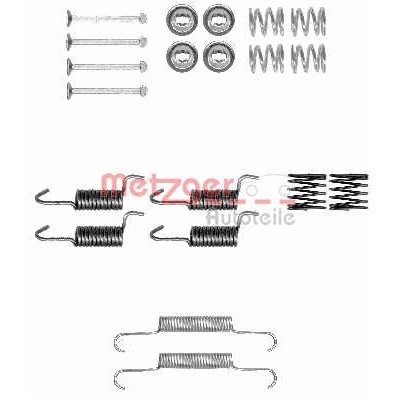 Слика на комплет осигурачи, гуртни за рачна сопирачка METZGER 105-0010 за Mitsubishi ASX (GA W) 1.8 DI-D 4WD - 150 коњи дизел