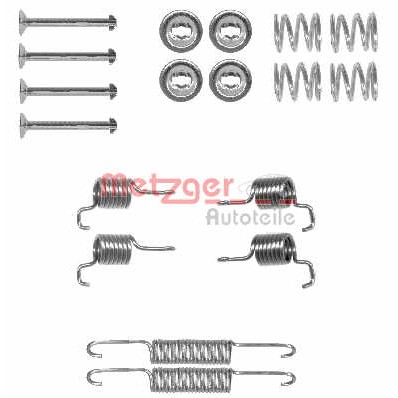 Слика на Комплет осигурачи, гуртни за рачна сопирачка METZGER 105-0011