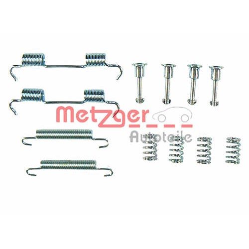 Слика на комплет осигурачи, гуртни за рачна сопирачка METZGER 105-0801 за BMW 3 Coupe E46 323 Ci - 170 коњи бензин