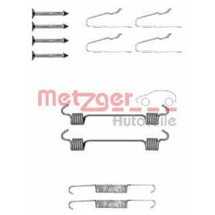 Слика на комплет осигурачи, гуртни за рачна сопирачка METZGER 105-0808 за Lancia Thema 3.0 V6 CRD - 239 коњи дизел