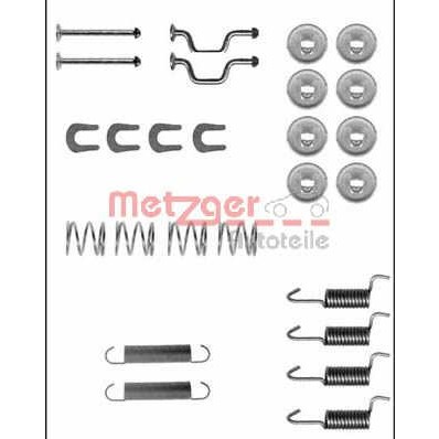 Слика на Комплет осигурачи, гуртни за рачна сопирачка METZGER 105-0810