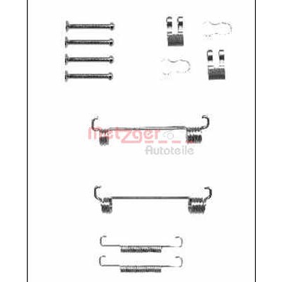 Слика на комплет осигурачи, гуртни за рачна сопирачка METZGER 105-0851 за Citroen Jumper BUS 230P 2.0  4x4 - 109 коњи бензин