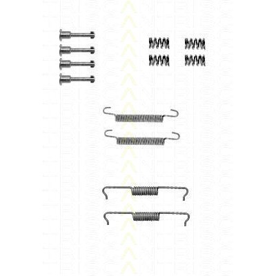 Слика на комплет осигурачи, гуртни за рачна сопирачка TRISCAN 8105 102602 за VW Transporter T5 Box 3.2 4motion - 235 коњи бензин