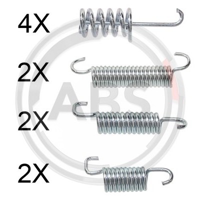 Слика на Комплет осигурачи, сопирачки гуртни A.B.S. 0004Q