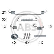 Слика 1 $на Комплет осигурачи, сопирачки гуртни A.B.S. 0014Q