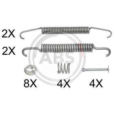 Слика на Комплет осигурачи, сопирачки гуртни A.B.S. 0548Q