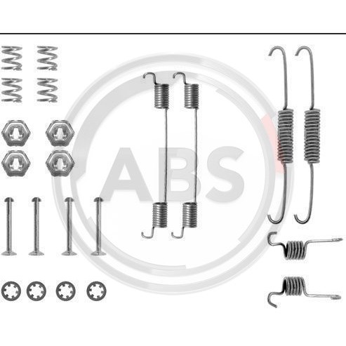 Слика на комплет осигурачи, сопирачки гуртни A.B.S. 0674Q за Ford Fiesta MK 3 (gfj) 1.6 - 90 коњи бензин