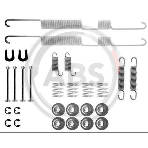 Слика на комплет осигурачи, сопирачки гуртни A.B.S. 0730Q за Toyota LiteAce Box (CM3,KM3 V) 2.0 - 107 коњи бензин